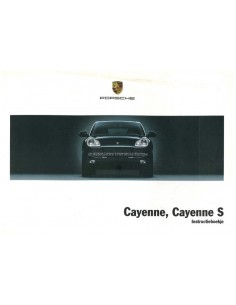 2004 PORSCHE CAYENNE & S INSTRUCTIEBOEKJE NEDERLANDS