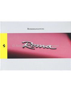 2020 FERRARI ROMA OWNERS MANUAL ENGLISH