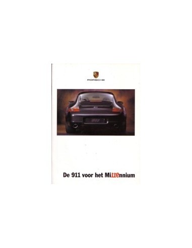 1999 PORSCHE 911 MILLENNIUM BROCHURE NEDERLANDS
