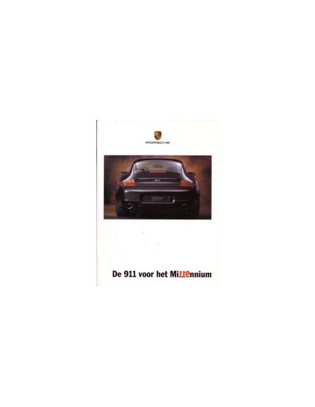 1999 PORSCHE 911 MILLENNIUM BROCHURE NEDERLANDS
