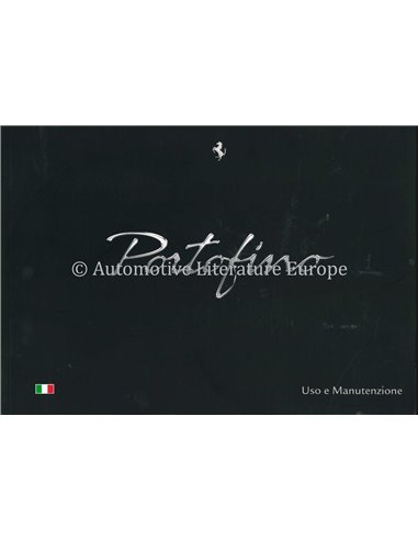 2017 FERRARI PORTOFINO INSTRUCTIEBOEKJE ITALIAANS