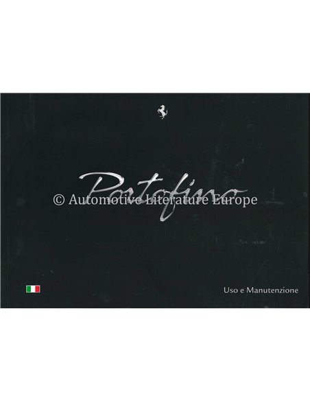 2017 FERRARI PORTOFINO INSTRUCTIEBOEKJE ITALIAANS