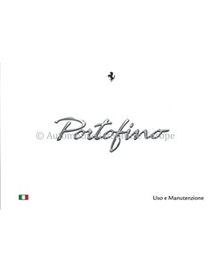 2017 FERRARI PORTOFINO OWNERS MANUAL ITALIAN