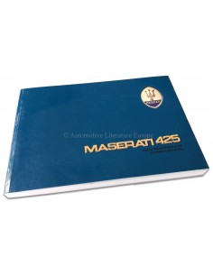 1984 MASERATI 425 INSTRUCTIEBOEKJE ITALIAANS