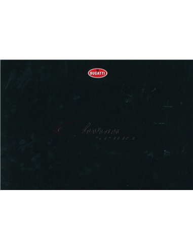 2018 BUGATTI CHIRON SPORT BROCHURE ENGELS