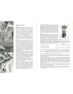 1959 MERCEDES BENZ 300SL TOUREN-SPORTWAGEN OWNERS MANUAL HANDBOOK GERMAN 2