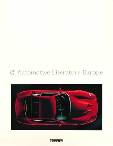 1997 FERRARI 550 MARANELLO POSTKARTE