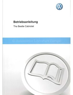 2013 VOLKSWAGEN BEETLE CABRIOLET BETRIEBSANLEITUNG DEUTSCH