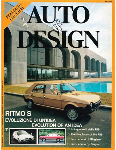 1981 AUTO & DESIGN MAGAZINE ITALIENISCH & ENGLISCH 6