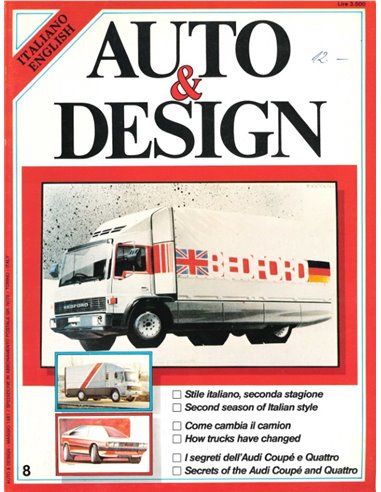 1981 AUTO & DESIGN MAGAZINE ITALIAANS & ENGELS 8
