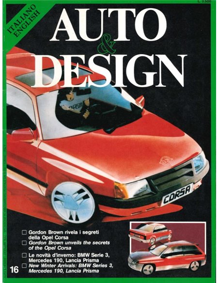 1982 AUTO & DESIGN MAGAZINE ITALIAANS & ENGELS 16