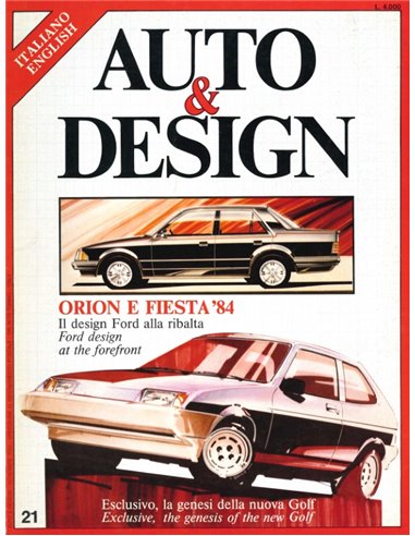 1983 AUTO & DESIGN MAGAZINE ITALIAN & ENGLISH 21