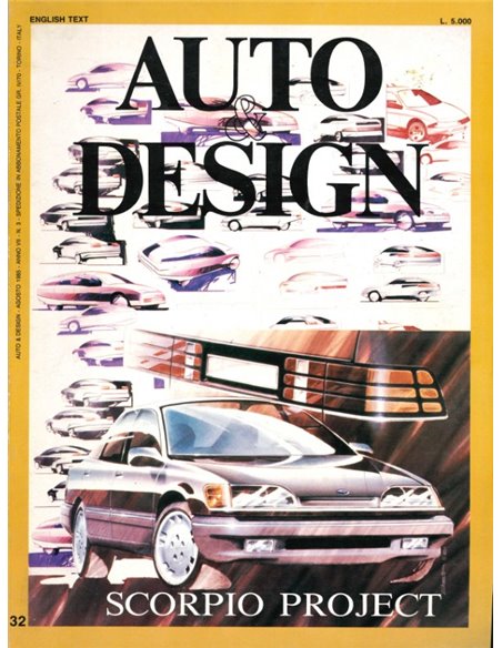 1984 AUTO & DESIGN MAGAZINE ITALIENISCH & ENGLISCH 28