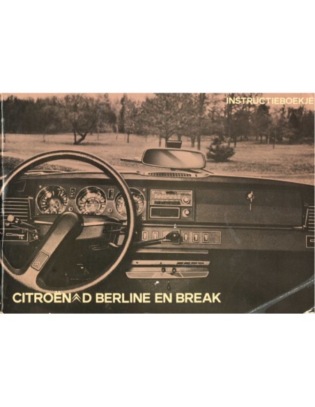 1973 CITROEN D DS SUPER SPECIAL INSTRUCTIEBOEKJE NEDERLANDS