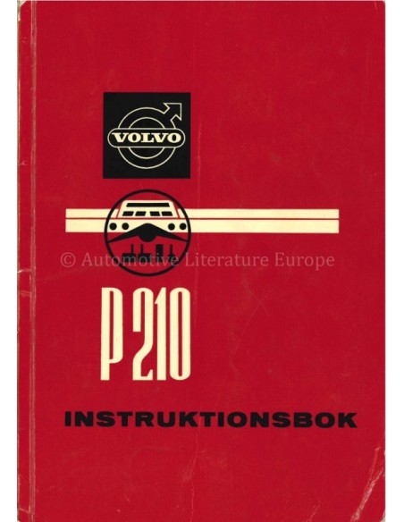 1964 VOLVO P 210 INSTRUCTIEBOEKJE ZWEEDS