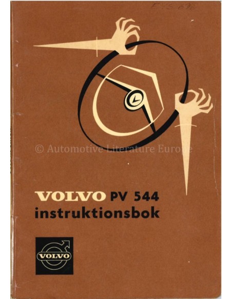 1964 VOLVO PV 544 OWNERS MANUAL SWEDISH