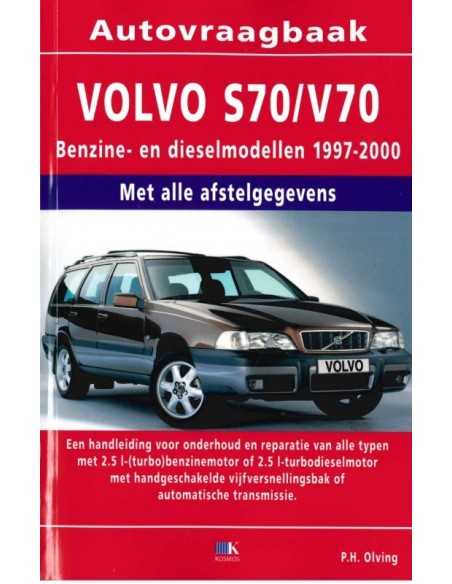 1997 - 2000 VOLVO S70 V70 BENZIN & DIESEL REPARATURANLEITUNG NIEDERLÄNDISCH