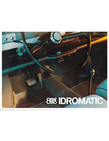 1966 FIAT 850 IDROMATIC BROCHURE NEDERLANDS