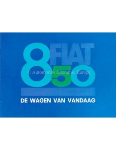 1965 FIAT 850 BROCHURE DUTCH