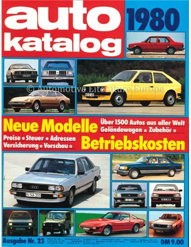 1980 AUTO KATALOG GERMAN 23