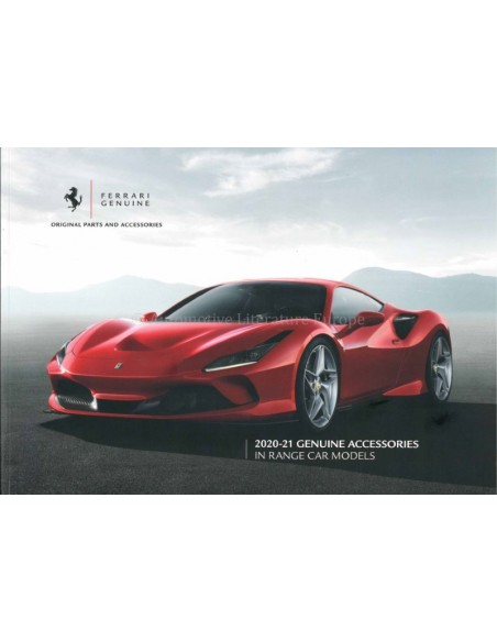 2020/2021 FERRARI GENUINE ACCESSORIES BROCHURE ITALIAANS