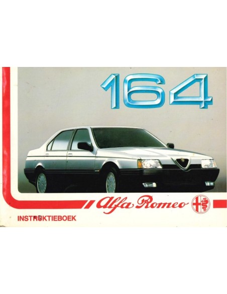 1988 ALFA ROMEO 164 BETRIEBSANLEITUNG NIEDERLÄNIDSCH