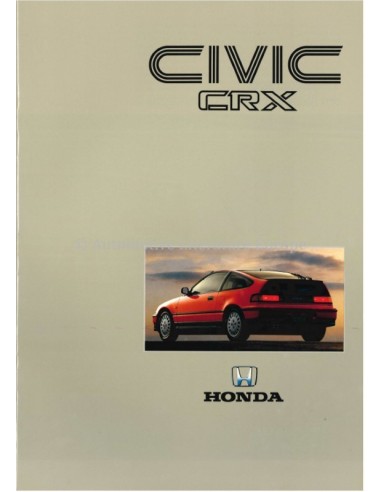 1990 HONDA CIVIC CRX BROCHURE DUTCH