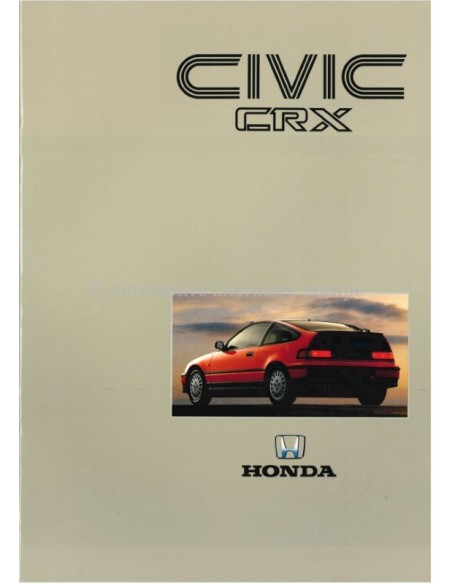 1990 HONDA CIVIC CRX BROCHURE NEDERLANDS