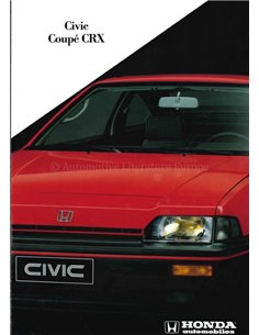 1984 HONDA CIVIC COUPÉ CRX PROSPEKT FRANZÖSISCH