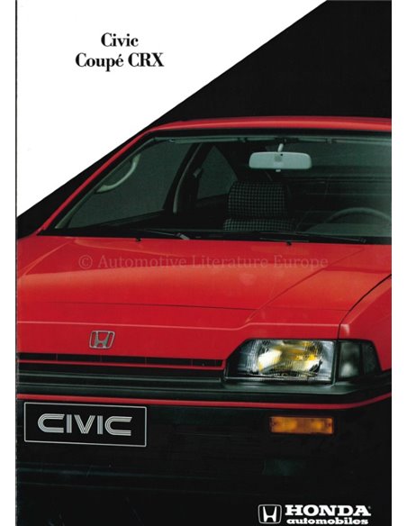 1984 HONDA CIVIC COUPÉ CRX BROCHURE FRENCH