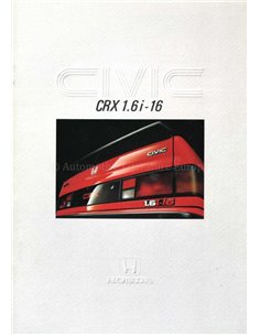 1984 HONDA CIVIC COUPÉ CRX BROCHURE FRANS