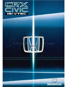 1990 HONDA CIVIC CRX BROCHURE NEDERLANDS