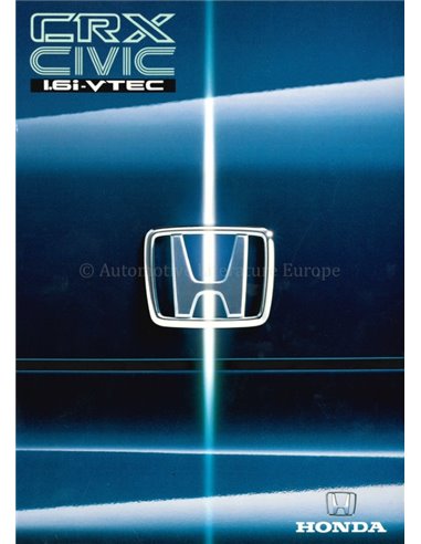 1990 HONDA CIVIC CRX BROCHURE DUTCH