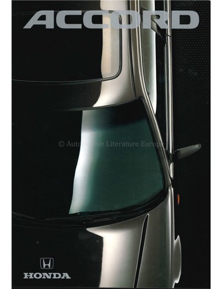 1990 HONDA ACCORD SEDAN BROCHURE NEDERLANDS