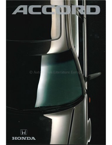 1990 HONDA ACCORD SALOON BROCHURE DUTCH