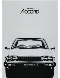 1976 HONDA ACCORD BROCHURE DUTCH
