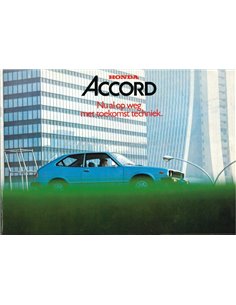 1984 HONDA CIVIC COUPÉ CRX BROCHURE FRANS