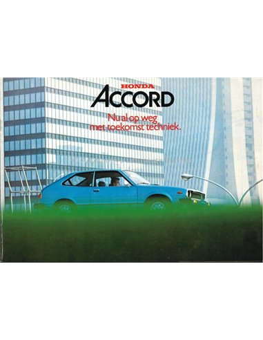 1984 HONDA CIVIC COUPÉ CRX BROCHURE FRENCH