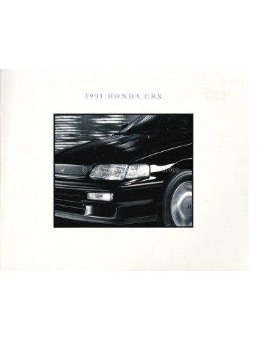1991 HONDA CRX BROCHURE ENGLISH US