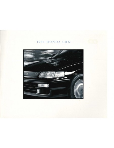1991 HONDA CRX BROCHURE ENGELS USA