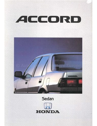 1986 HONDA ACCORD LIMOUSINE PROSPEKT NIEDERLÄNDISCH