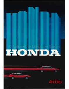 1984 HONDA CIVIC COUPÉ CRX BROCHURE FRENCH