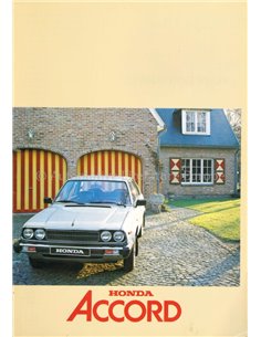 1984 HONDA CIVIC COUPÉ CRX BROCHURE FRANS