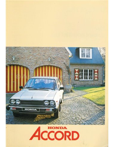 1981 HONDA ACCORD PROSPEKT NIEDERLÄNDISCH