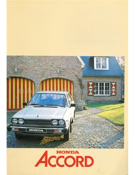1981 HONDA ACCORD BROCHURE DUTCH