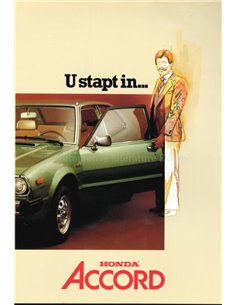 1980 HONDA ACCORD BROCHURE DUTCH