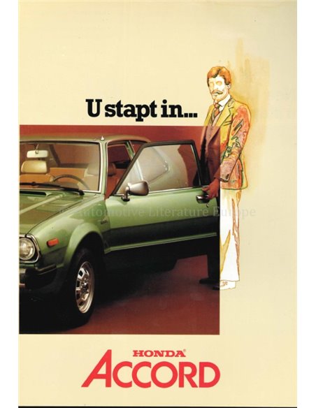 1980 HONDA ACCORD BROCHURE DUTCH