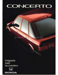 1990 HONDA CONCERTO ACCESSOIRES BROCHURE NEDERLANDS