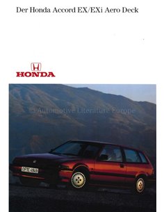 1984 HONDA CIVIC COUPÉ CRX BROCHURE FRANS