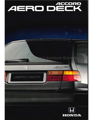 1991 HONDA ACCORD AERO DECK BROCHURE DUTCH